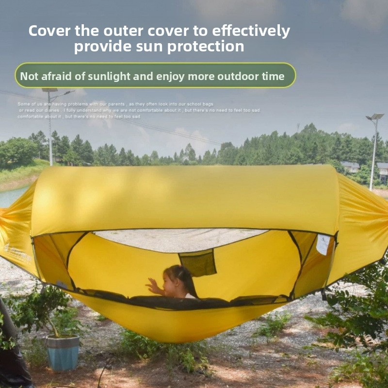 Outdoor Camping Hammock - Outdoor Adult Thickened Hammock Tent: Mosquito/Rain