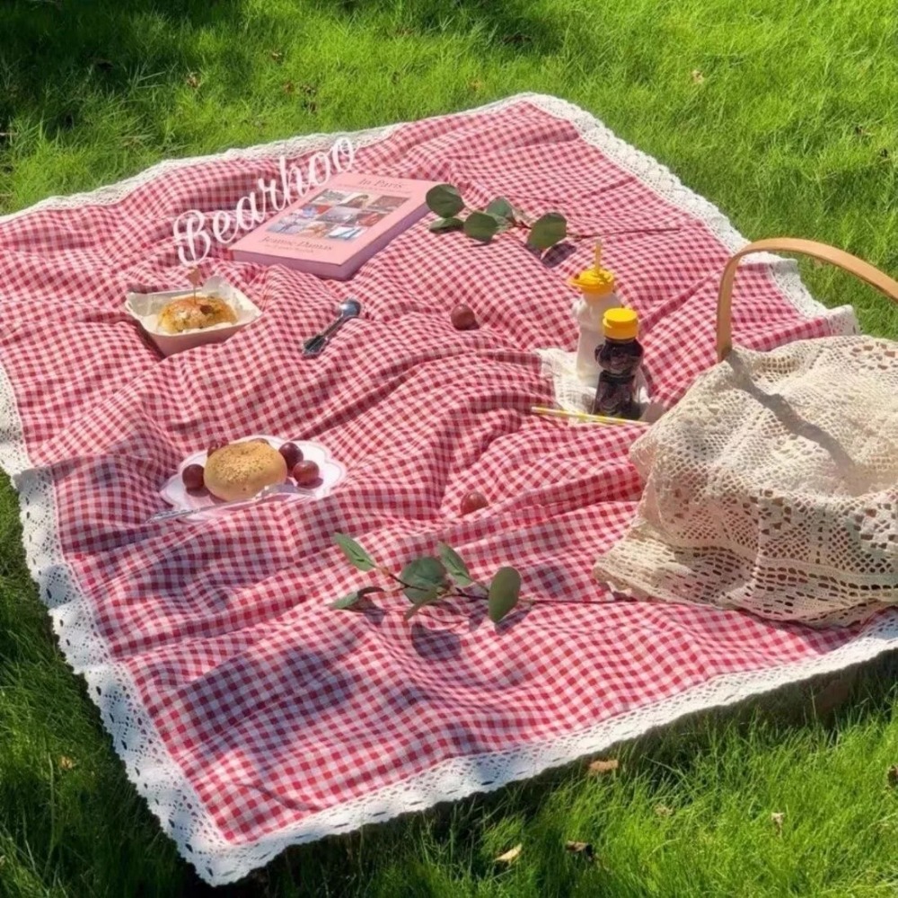 Outdoor Camping Blanket - 1pc Outdoor Picnic Mat, Summer Thick