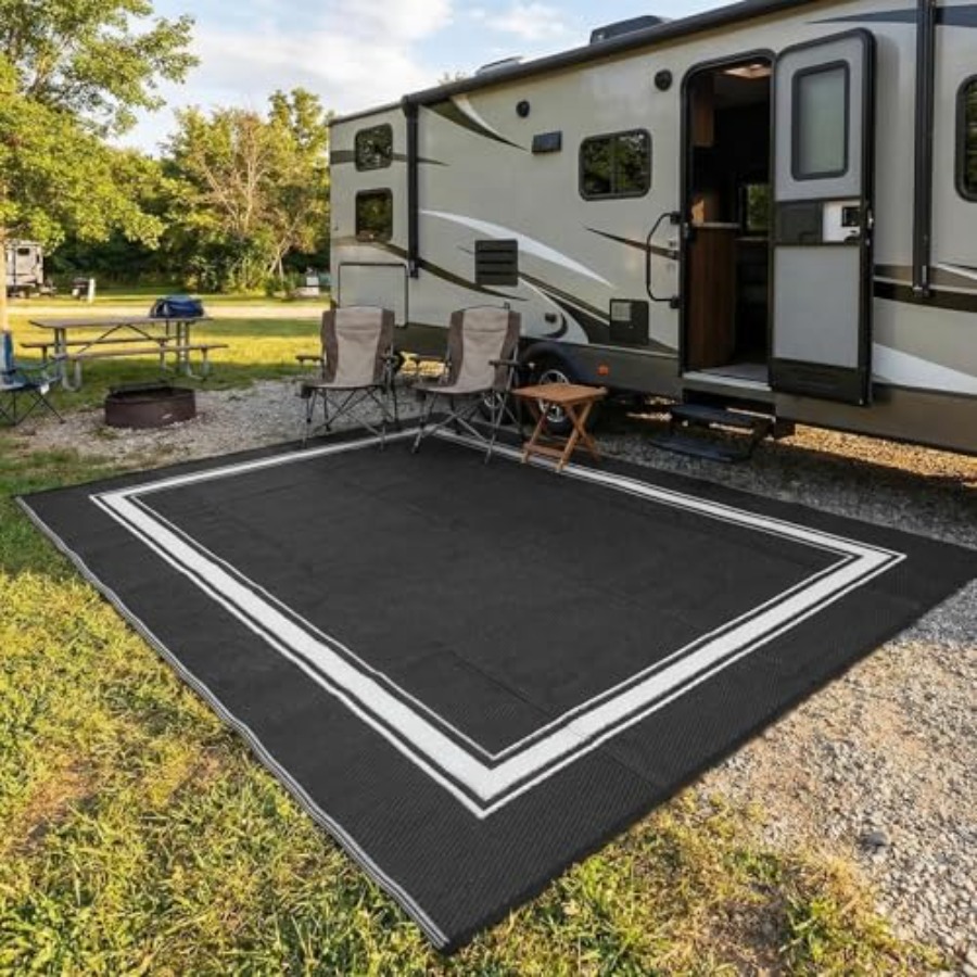 Outdoor Camping Rugs 9X18 - Outdoor Rug for Patio 9x18: Waterproof