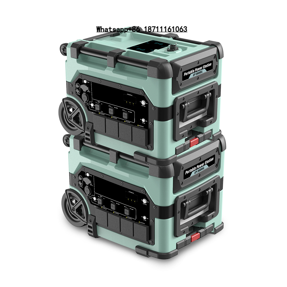 Portable Power Station - Portable 7680Wh Smart Monitoring System Mobile