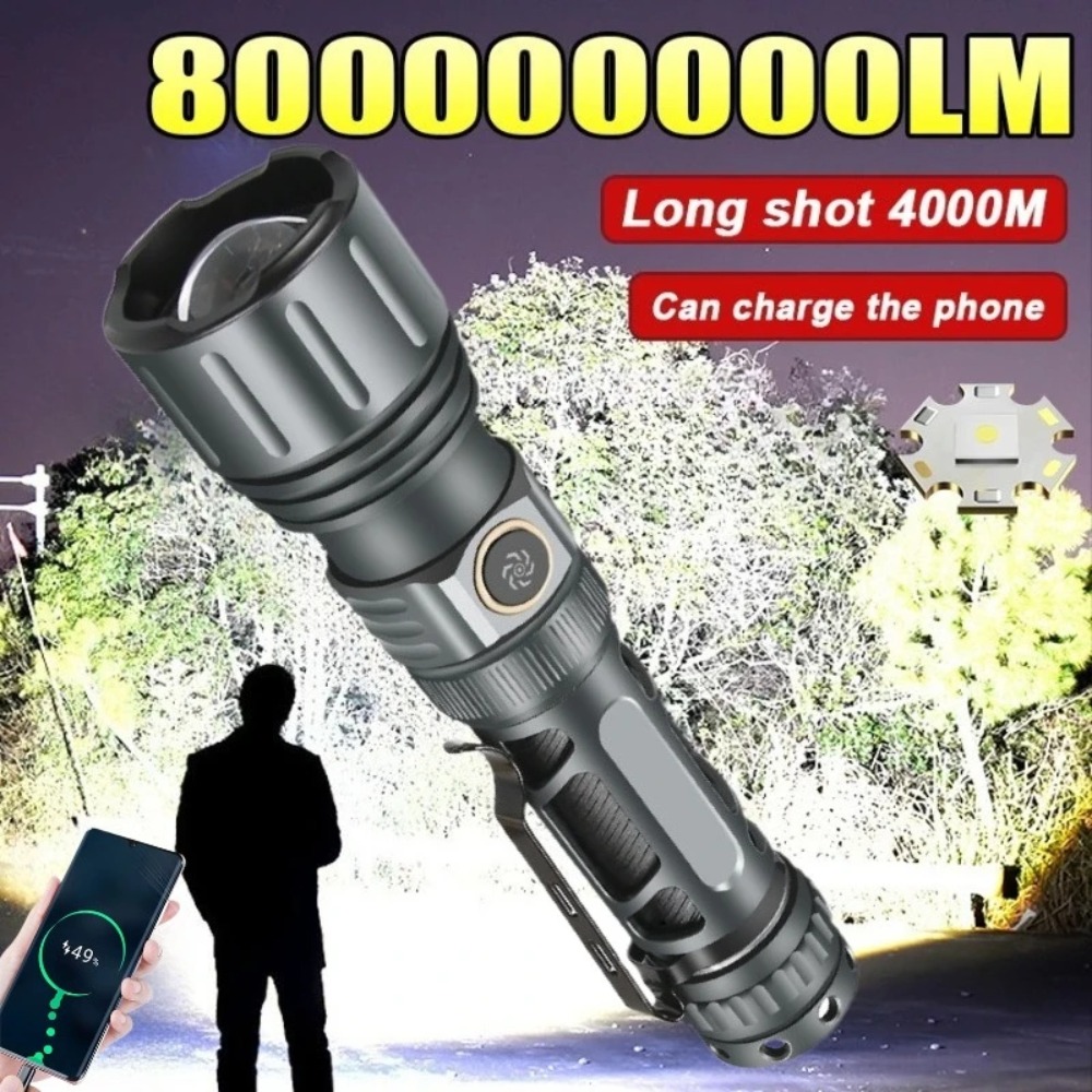 Camping Lantern - Super Bright Flashlight Portable Rechargeable LED
