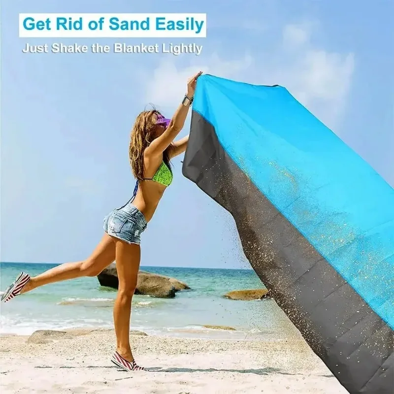 Outdoor Camping Rug - 200*210cm Sandproof Beach Blanket Waterproof Beach