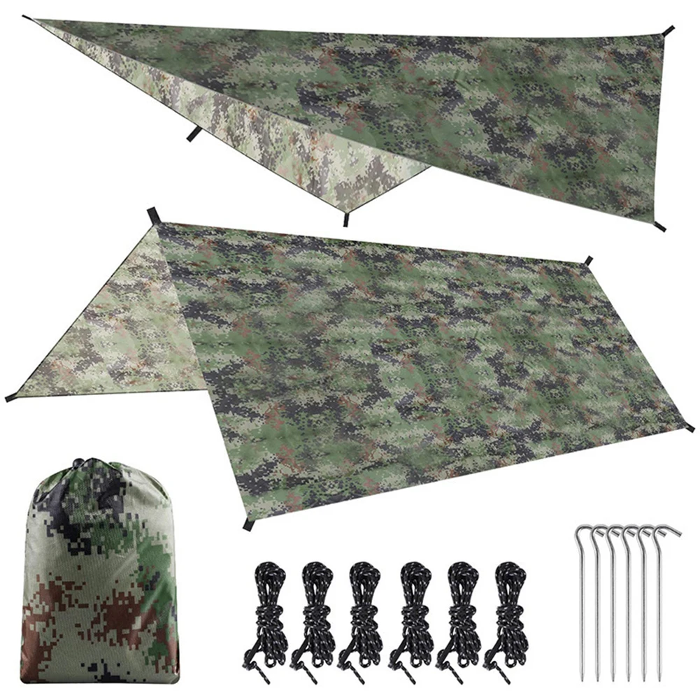 Waterproof Tarp Shelter - 300x300cm Waterproof Camping Tarp Shelter Awning