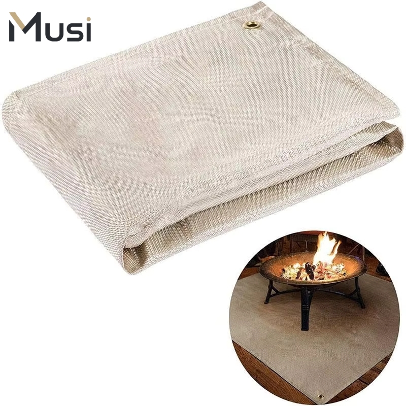 BBQ Grill Mat Fireproof Insula - Outdoor Camping Blanket ulasan dan harga