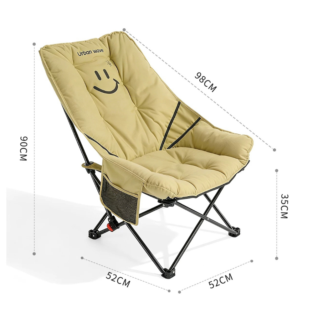 High-back Portable Moon Foldin - Outdoor Camping High Chair ulasan dan harga