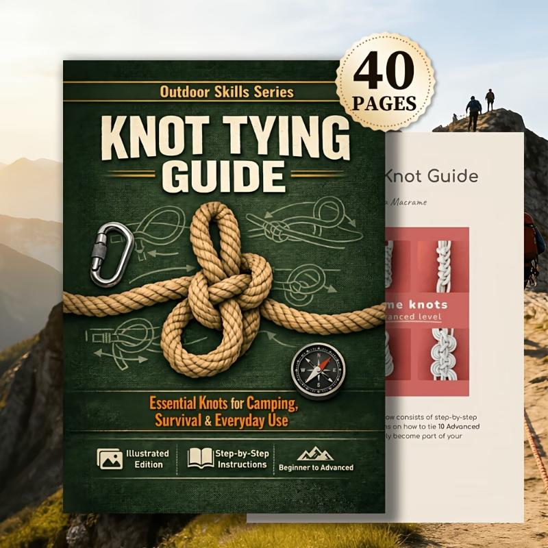 Essential Knot Tying Guide Boo - Outdoor Camping Adventures ulasan dan harga
