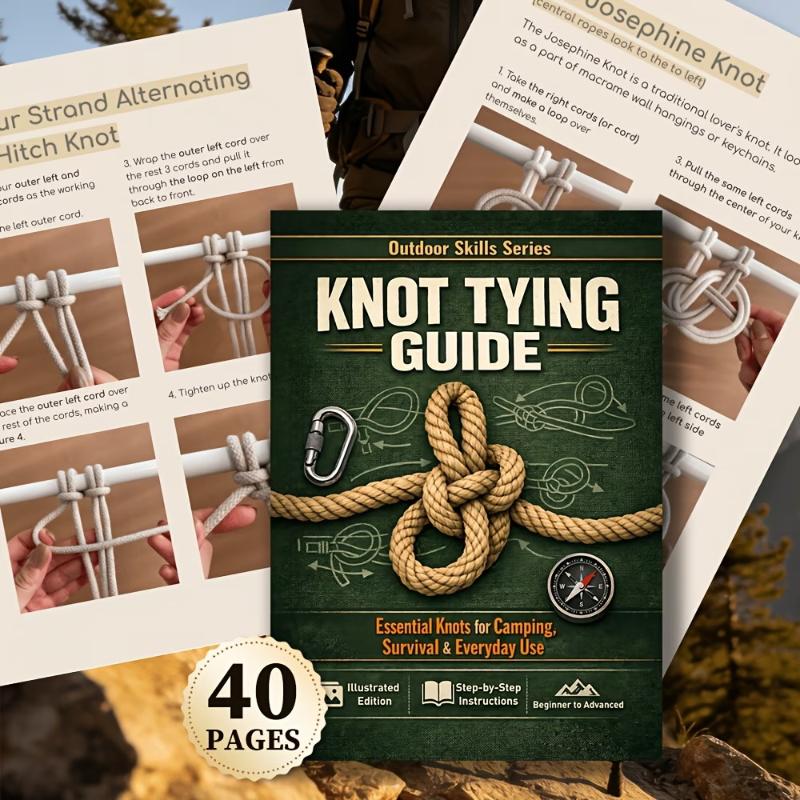 Essential Knot Tying Guide Boo - Outdoor Camping Adventures ulasan dan harga