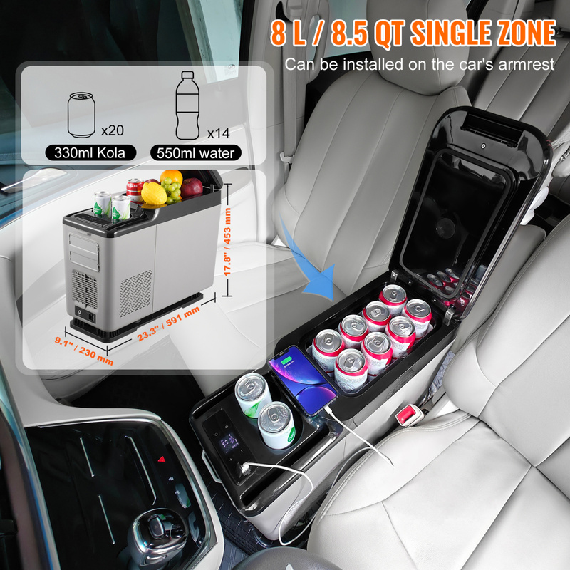 Car Armrest Refrigerator Fridg - Outdoor Camping Zone ulasan dan harga