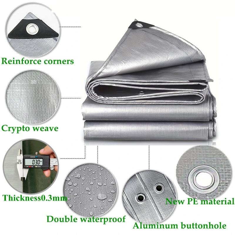 Large Tarp 3mx5 6 8 4x4 5 6 8  - Waterproof Tarp Shelter ulasan dan harga