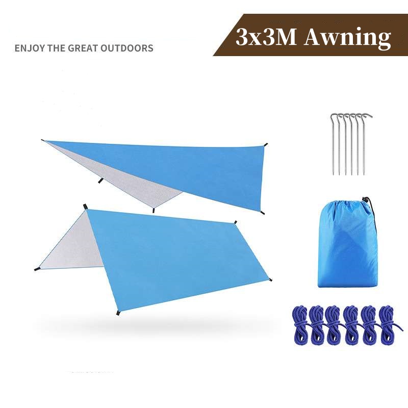 3x3 3x4 3x5m Camping Canopy Ou - Waterproof Tarp Shelter ulasan dan harga
