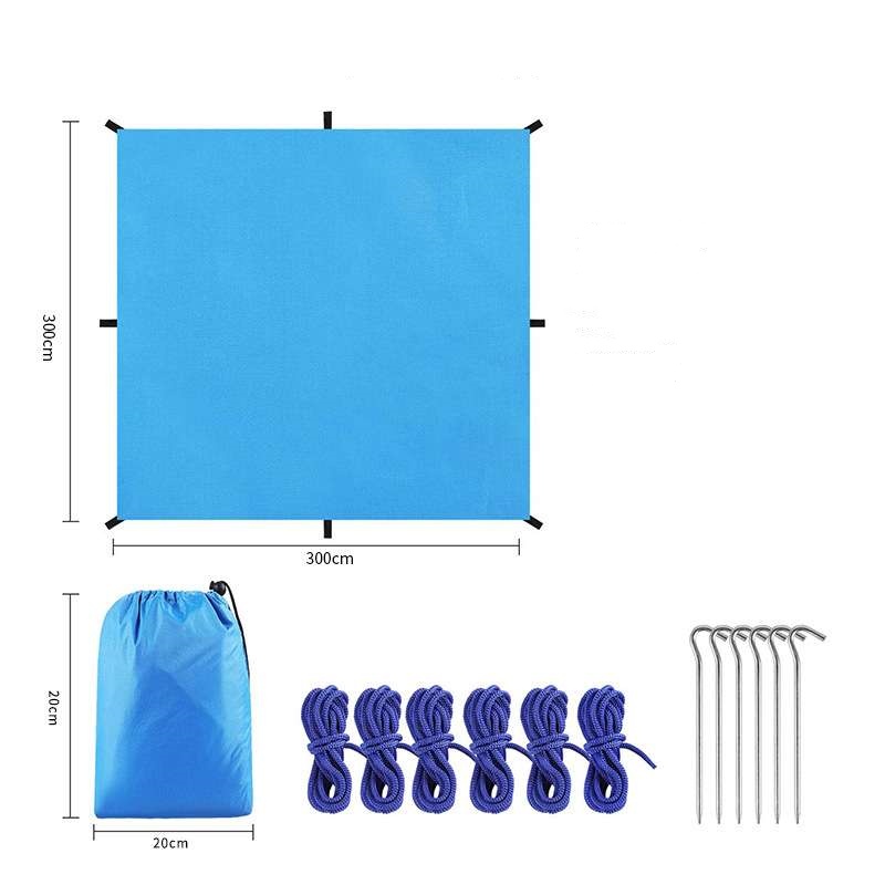 3x3 3x4 3x5m Camping Canopy Ou - Waterproof Tarp Shelter ulasan dan harga