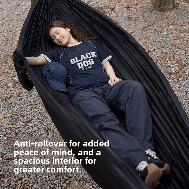 Black Dog Solid Color Parachut - Outdoor Camping Hammock ulasan dan harga