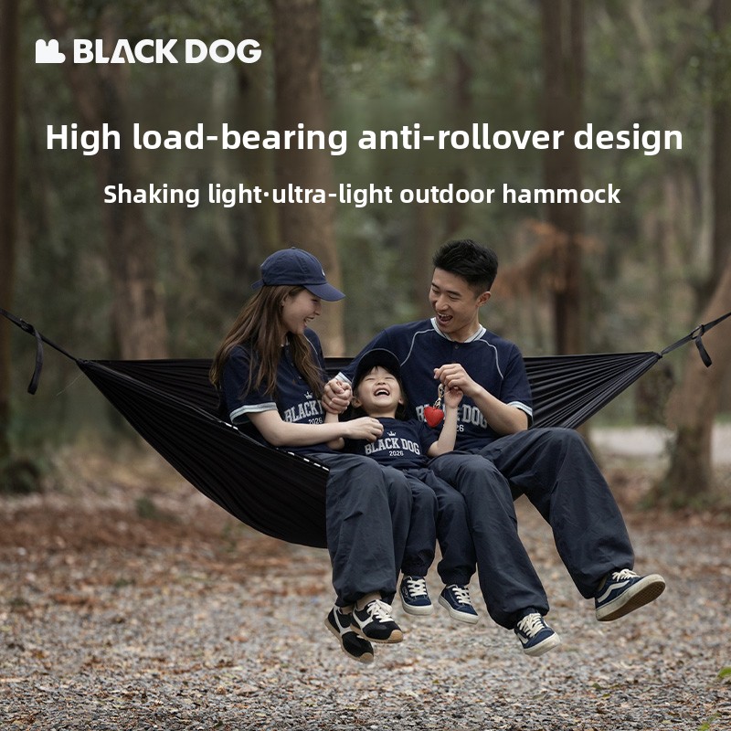 Black Dog Solid Color Parachut - Outdoor Camping Hammock ulasan dan harga