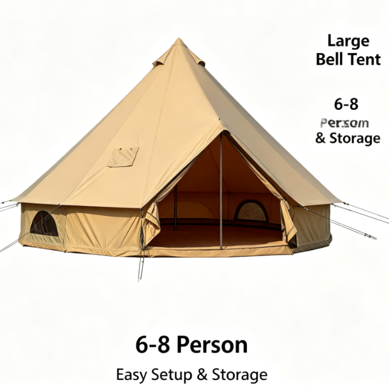 Oxford Cloth Pyramid Tent Wate - Outdoor Yurt Camping ulasan dan harga