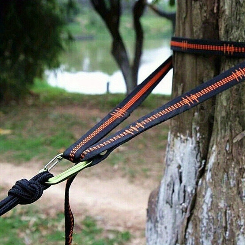 2/4 piece heavy duty climbing  - Outdoor Camping Hammock ulasan dan harga