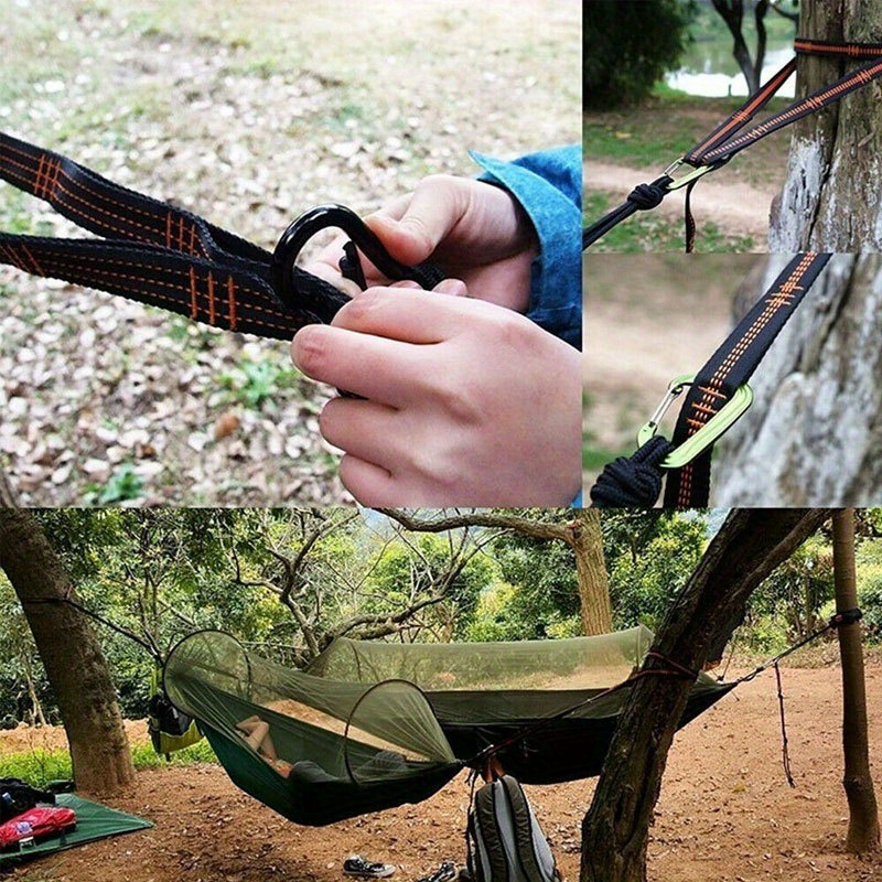 2/4 piece heavy duty climbing  - Outdoor Camping Hammock ulasan dan harga