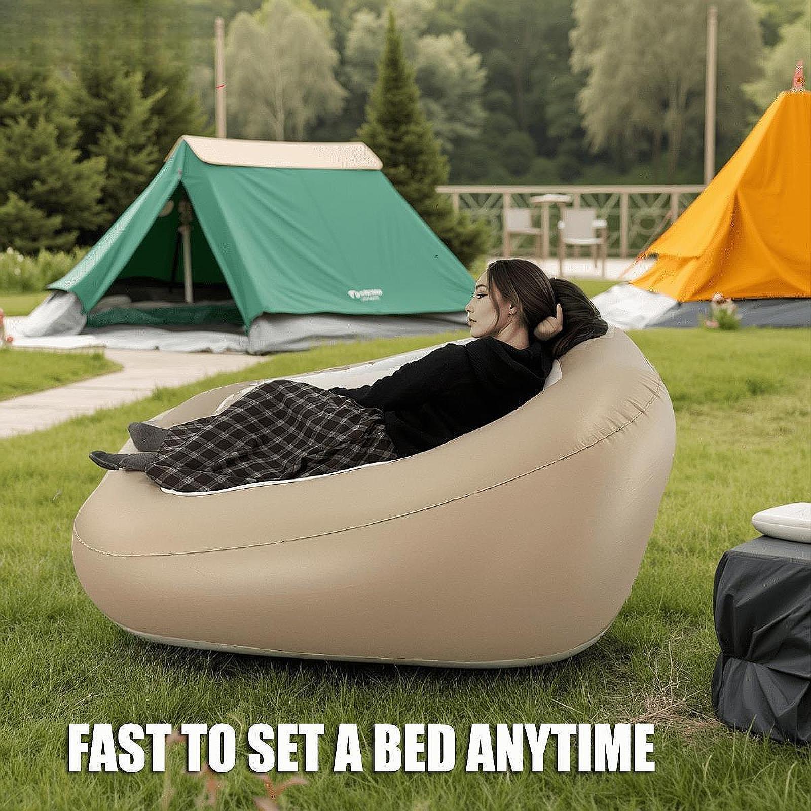 Inflatable Sofa Folding Chair  - Outdoor Camping Chairs Folding ulasan dan harga