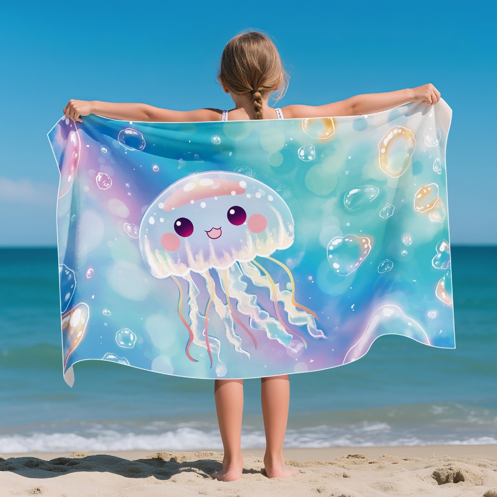 Cartoon Pattern Beach Towel Ki - Outdoor Camping Blanket ulasan dan harga