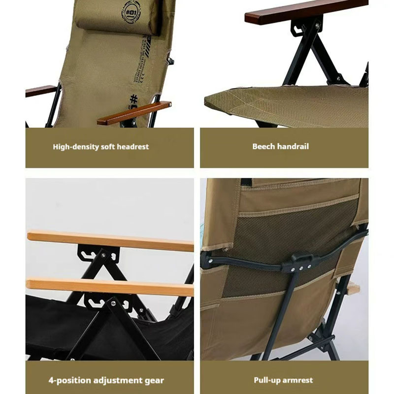 Folding High Back Beach Campin - Outdoor Camping High Chair ulasan dan harga