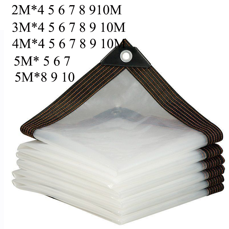 Transparent Tarpaulin 2*3 4 5  - Waterproof Tarp Shelter ulasan dan harga