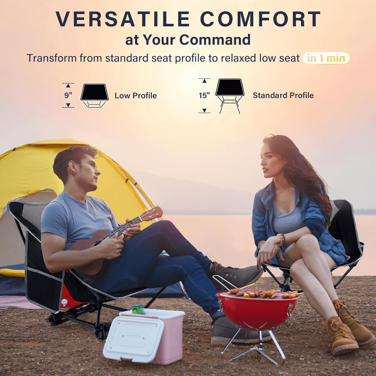Lightweight Camping Chair,Camp - Outdoor Camping Chairs Folding ulasan dan harga