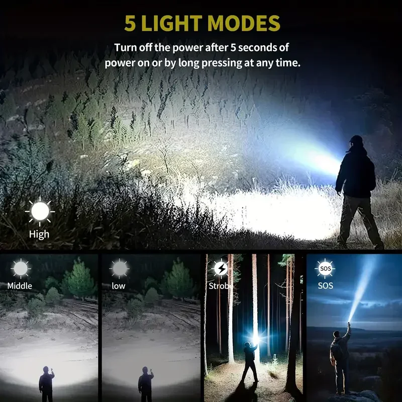 Ultra Powerful Flashlight Conc - Outdoor Camping Adventures ulasan dan harga