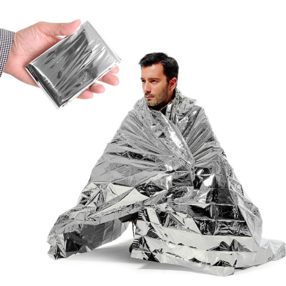 1-10PCS Emergency Thermal Blan - Outdoor Camping Rug ulasan dan harga