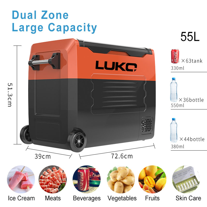 For Car Fridge Freezer 50L Dua - Outdoor Camping Zone ulasan dan harga