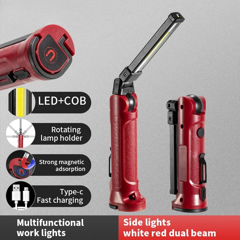 COB LED Work Light Rechargeabl - Camping Lantern ulasan dan harga