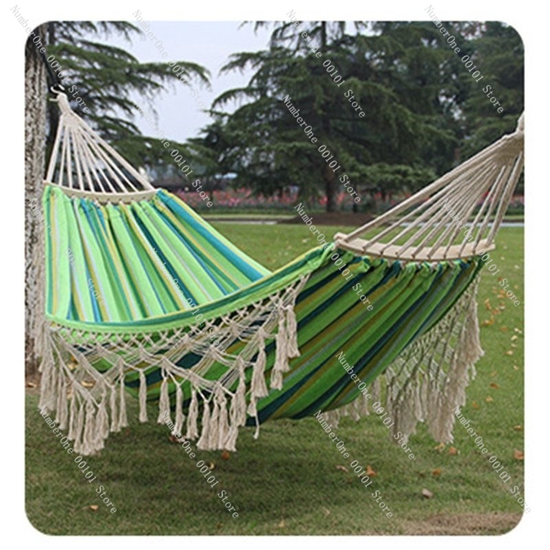 Canvas Double Hammock with Tas - Outdoor Camping Hammock ulasan dan harga