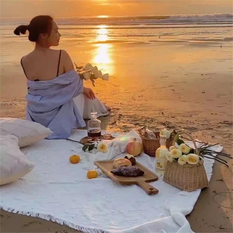 【CC】Picnic Blanket Camping Bla - Outdoor Camping Blanket ulasan dan harga