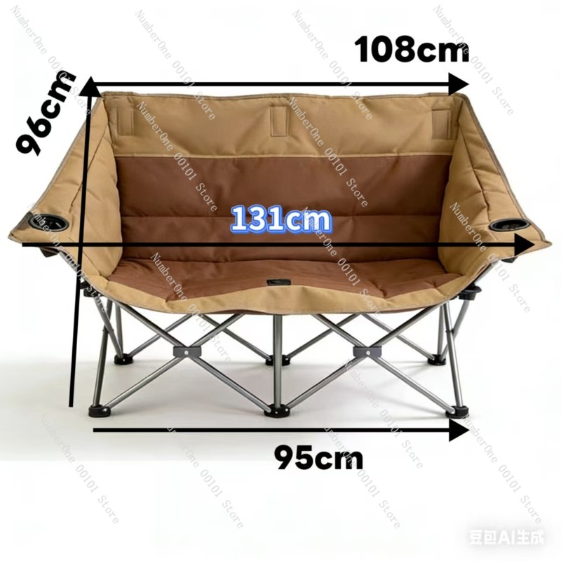 Portable Outdoor Folding Doubl - Outdoor Camping Chairs Folding ulasan dan harga