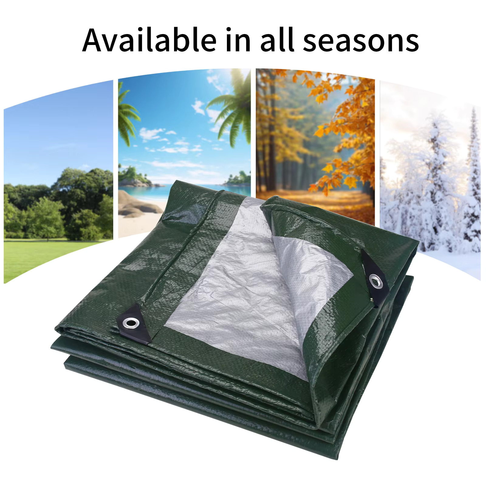 5x3m 4x3m 3x3m Large Waterproo - Waterproof Tarp Shelter ulasan dan harga