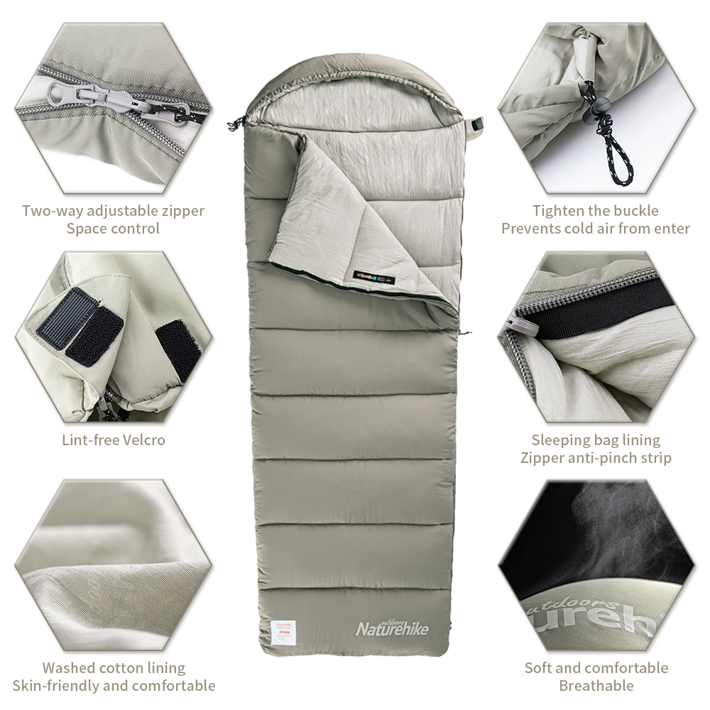 Naturehike M180 Sleeping Bag U - Ultralight Ground Sheet ulasan dan harga