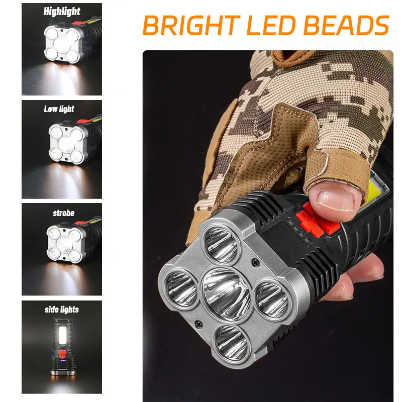 5 LED High Power Led Flashligh - Outdoor Camping Adventures ulasan dan harga
