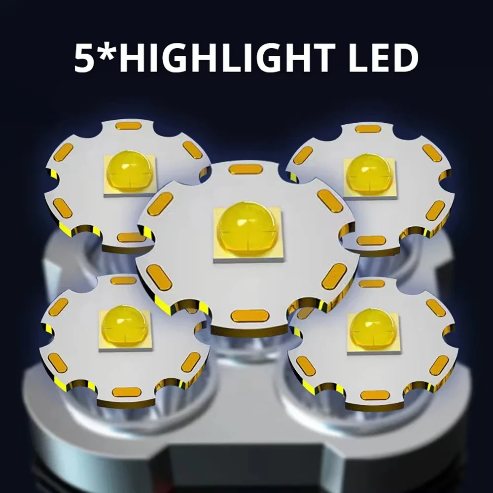 5 LED High Power Led Flashligh - Outdoor Camping Adventures ulasan dan harga