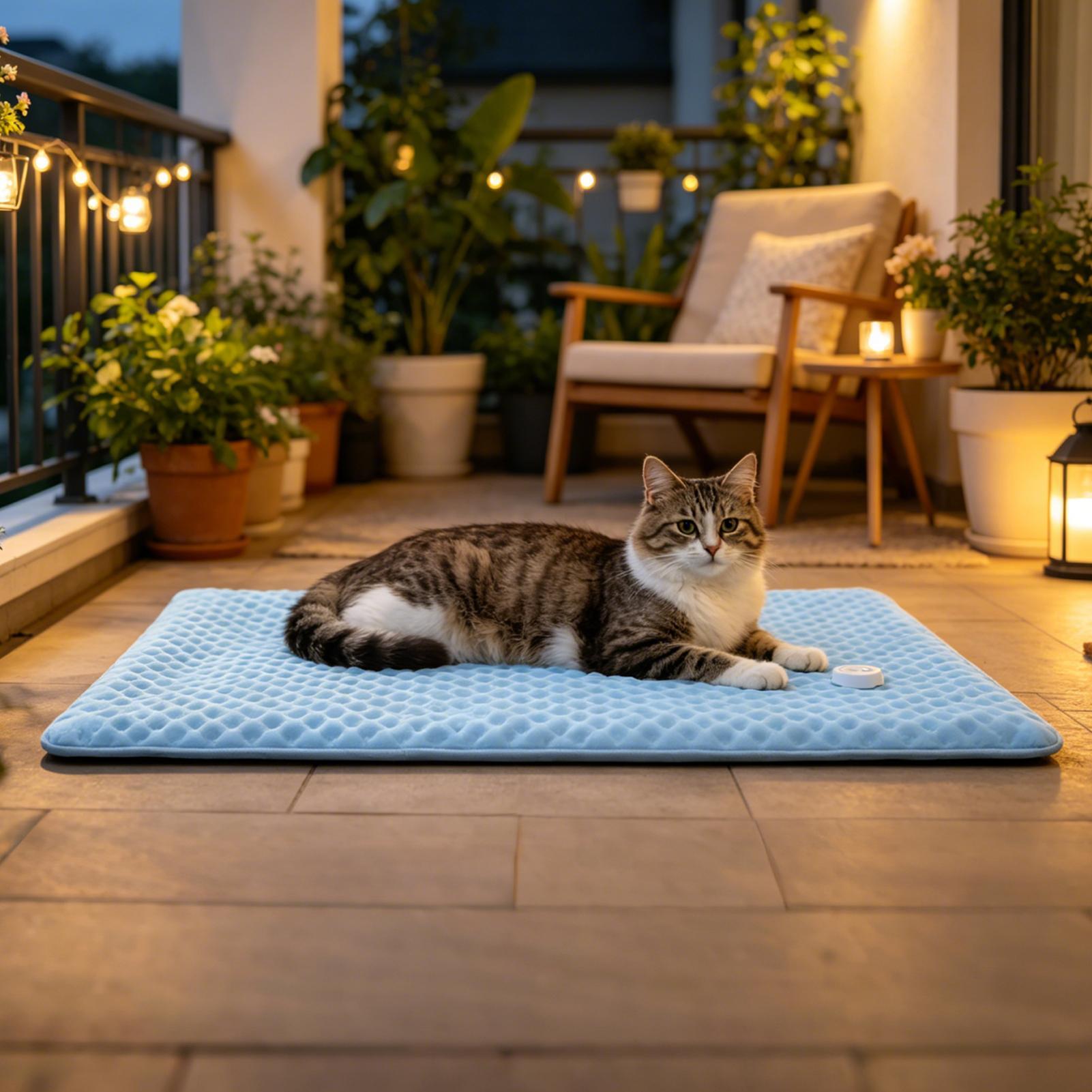 Washable Ice Silk Pet Cooling  - Outdoor Camping Carpet ulasan dan harga