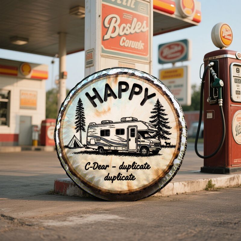 HAPPY RV Camping Theme Polyest - Outdoor Camping Adventures ulasan dan harga