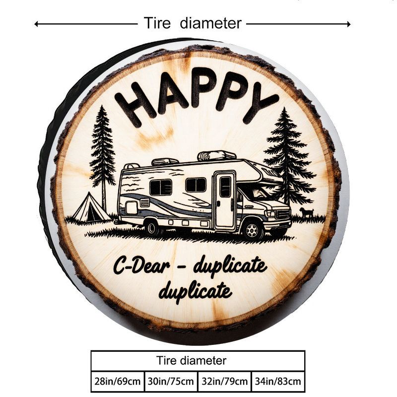 HAPPY RV Camping Theme Polyest - Outdoor Camping Adventures ulasan dan harga