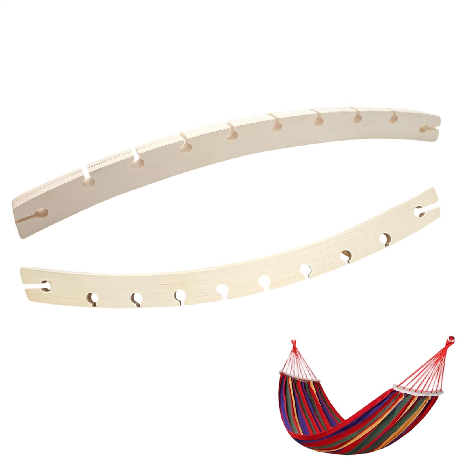 2 Pieces 10-Hole Wooden Hammoc - Outdoor Camping Hammock ulasan dan harga