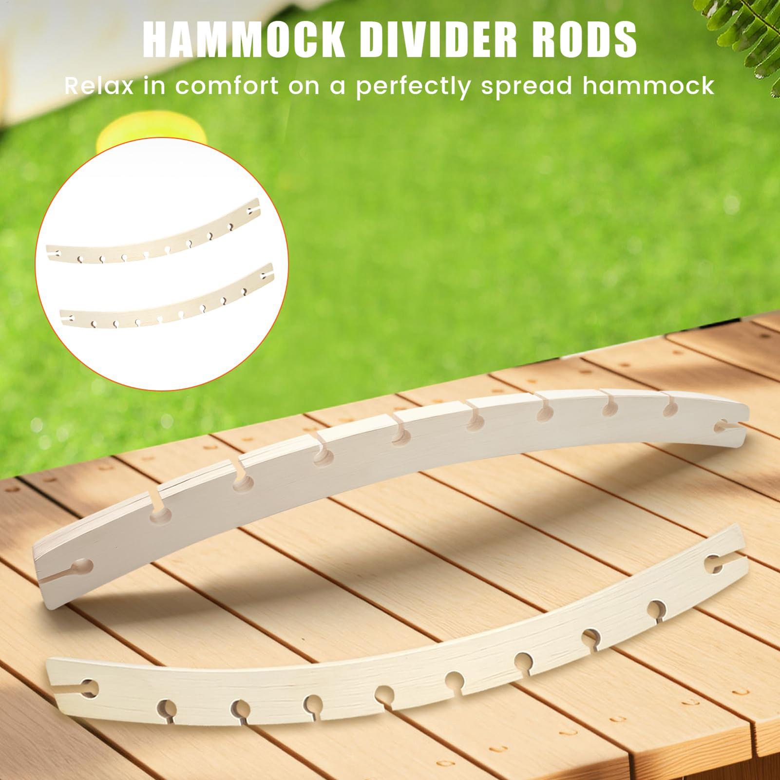 2 Pieces 10-Hole Wooden Hammoc - Outdoor Camping Hammock ulasan dan harga