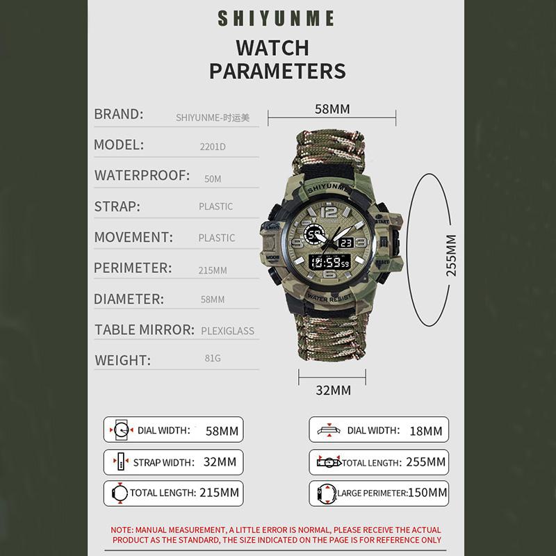 SHIYUNME G Style Military Spor - Outdoor Camping Zone ulasan dan harga
