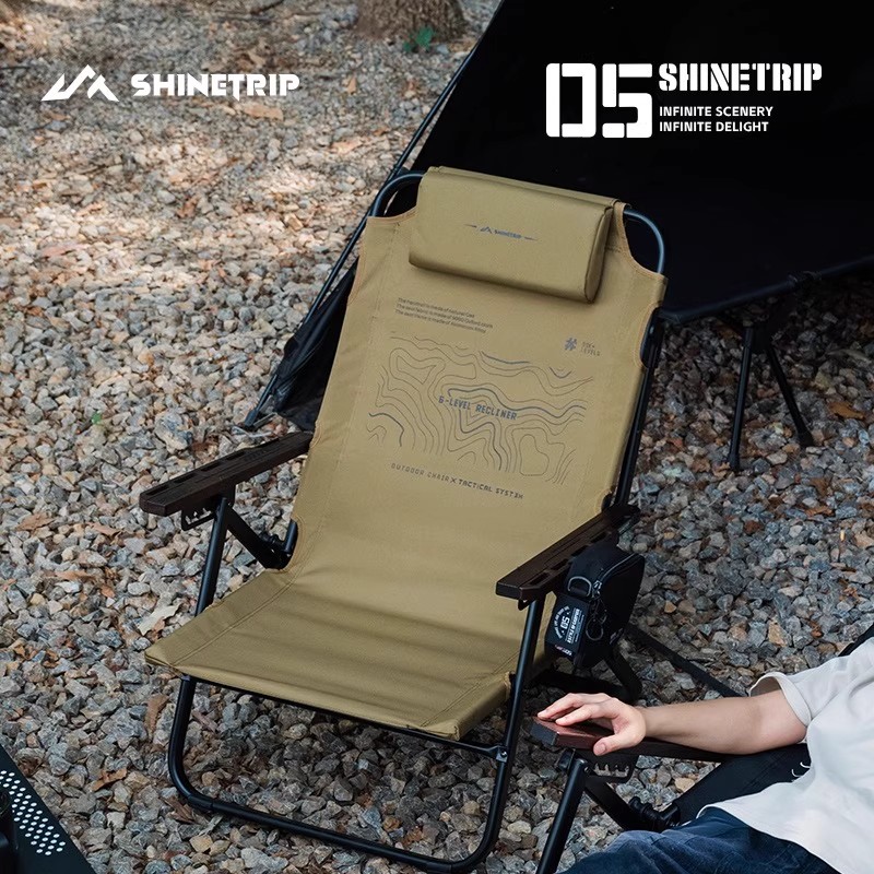 ShineTrip Outdoor Folding Loun - Outdoor Camping High Chair ulasan dan harga