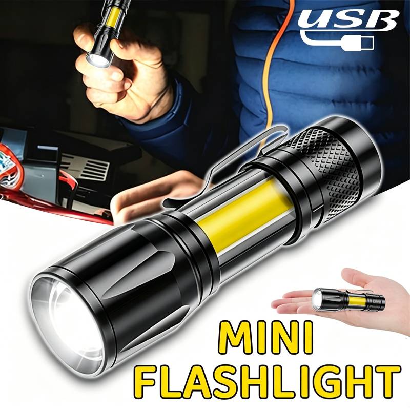 Mini LED Flashlight COB Floodl - Camping Lantern ulasan dan harga