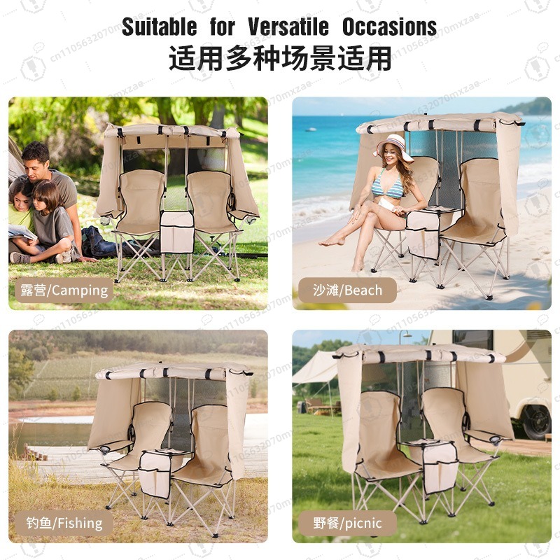 Outdoor camping leisure double - Outdoor Camping Chairs Folding ulasan dan harga