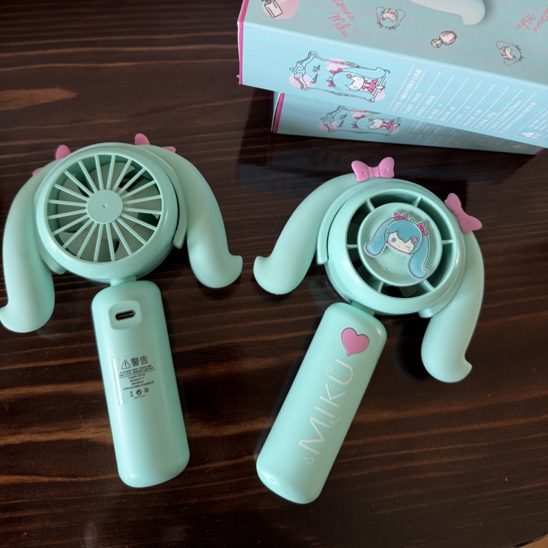 Hatsune Miku Mini Handheld Fan - Outdoor Camping Japan ulasan dan harga