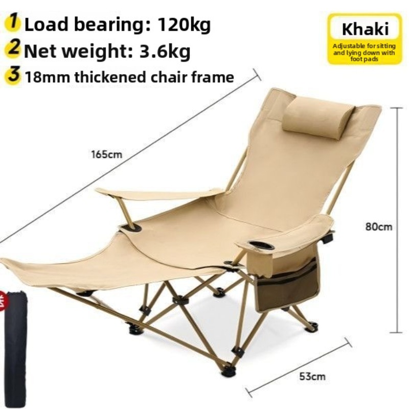 Outdoor Folding Moon Chair Thr - Outdoor Camping High Chair ulasan dan harga