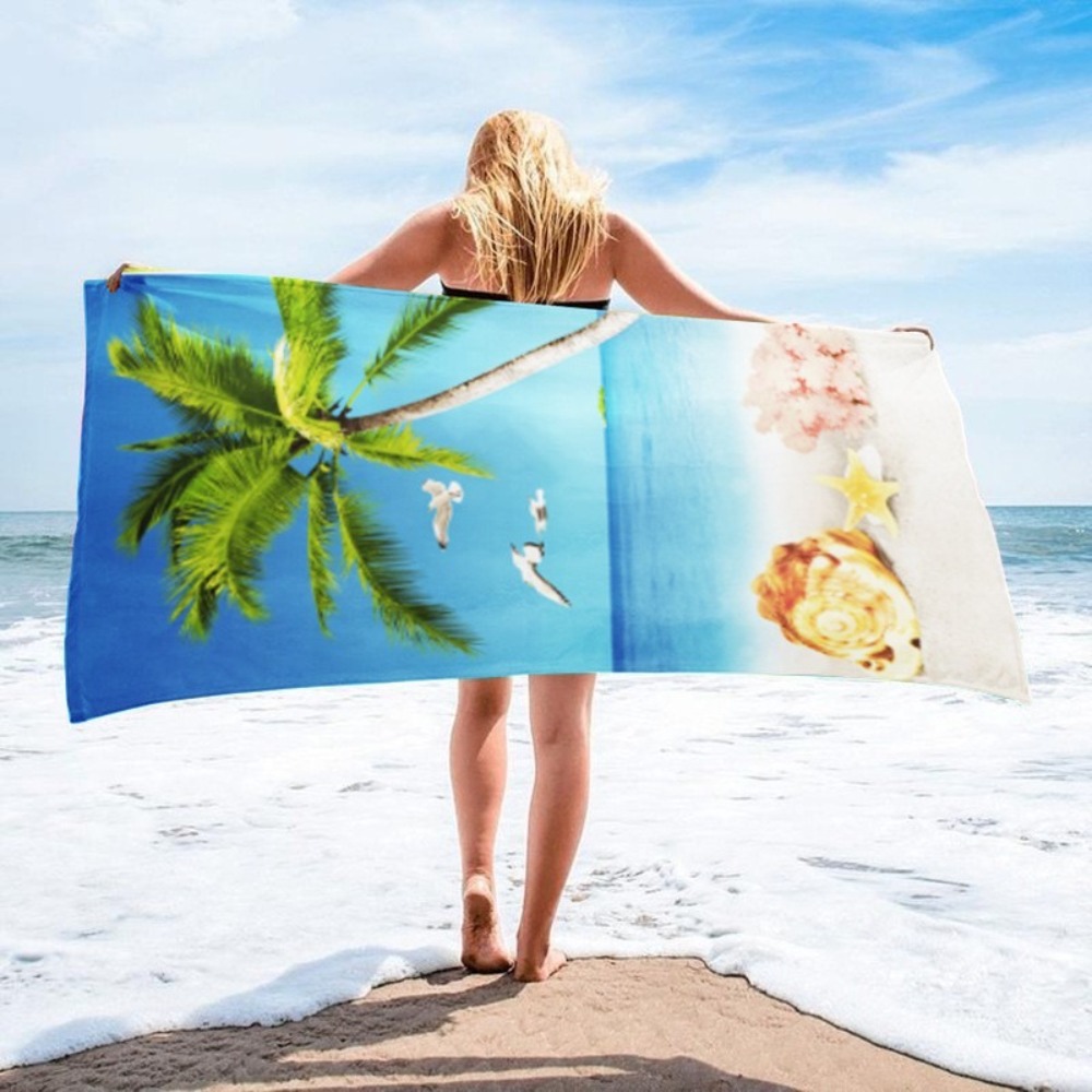 Leopard Print Bath Towel 70x14 - Outdoor Camping Blanket ulasan dan harga