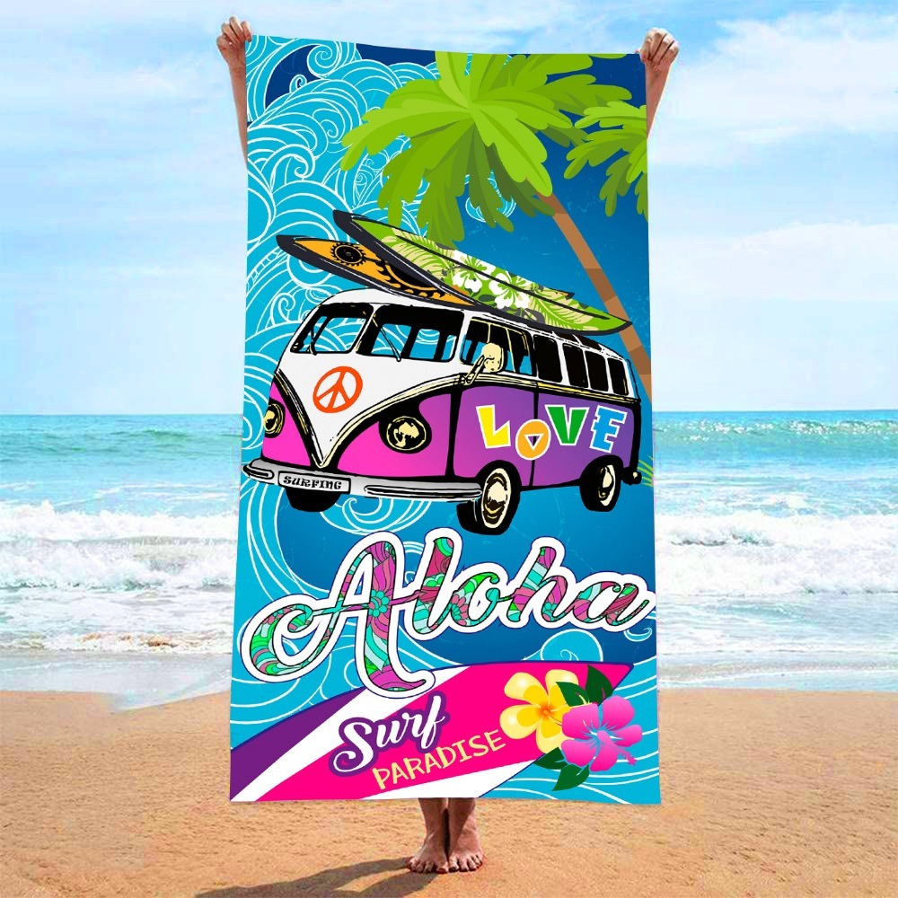 Leopard Print Bath Towel 70x14 - Outdoor Camping Blanket ulasan dan harga