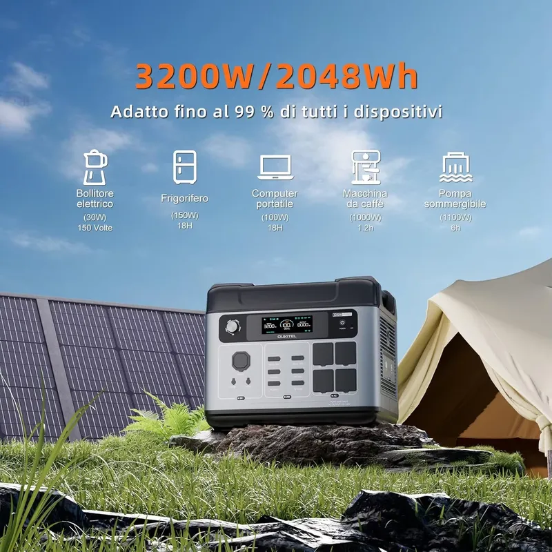 2026OUKITEL P2001 PLUS for 204 - Portable Power Station ulasan dan harga